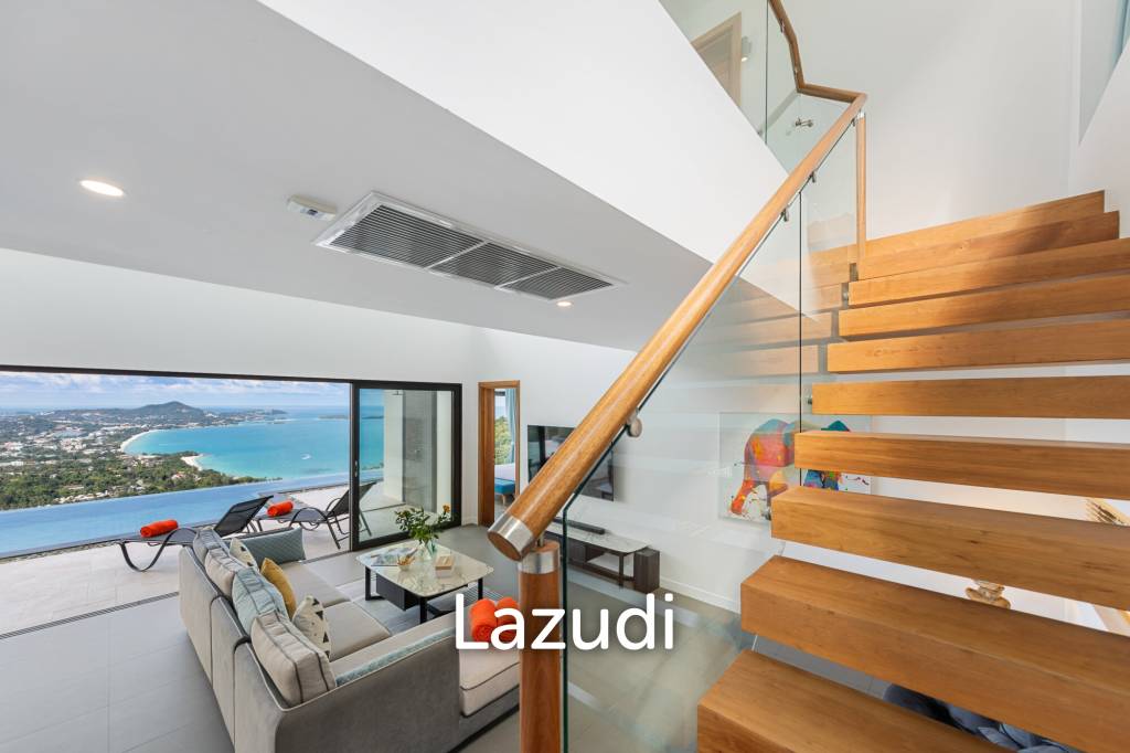 Stunning 4-Bedroom Sea View Villa in Chaweng Noi