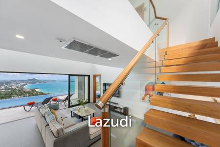 Stunning 4-Bedroom Sea View Villa in Chaweng Noi