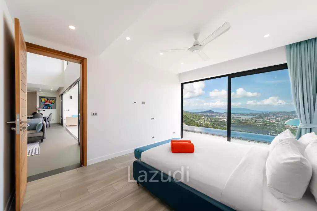 Stunning 4-Bedroom Sea View Villa in Chaweng Noi
