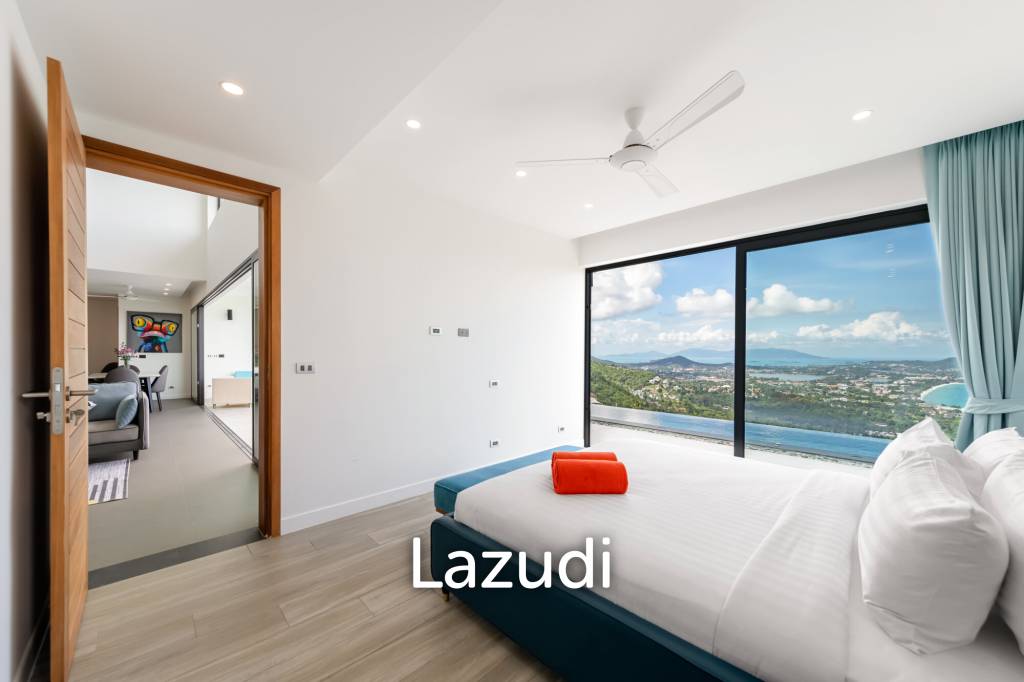 Stunning 4-Bedroom Sea View Villa in Chaweng Noi