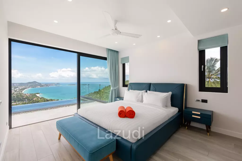 Stunning 4-Bedroom Sea View Villa in Chaweng Noi
