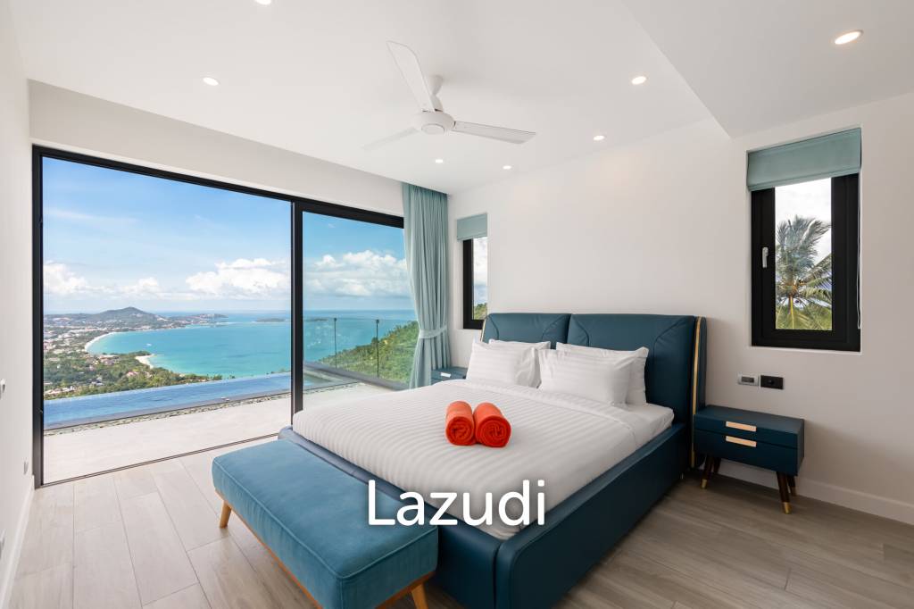 Stunning 4-Bedroom Sea View Villa in Chaweng Noi