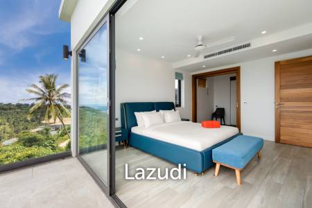 Stunning 4-Bedroom Sea View Villa in Chaweng Noi