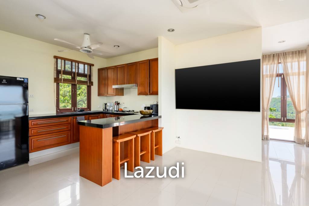 Charming 3-Bedroom Villa with Panoramic Sunset View in Nathon, Koh Samui