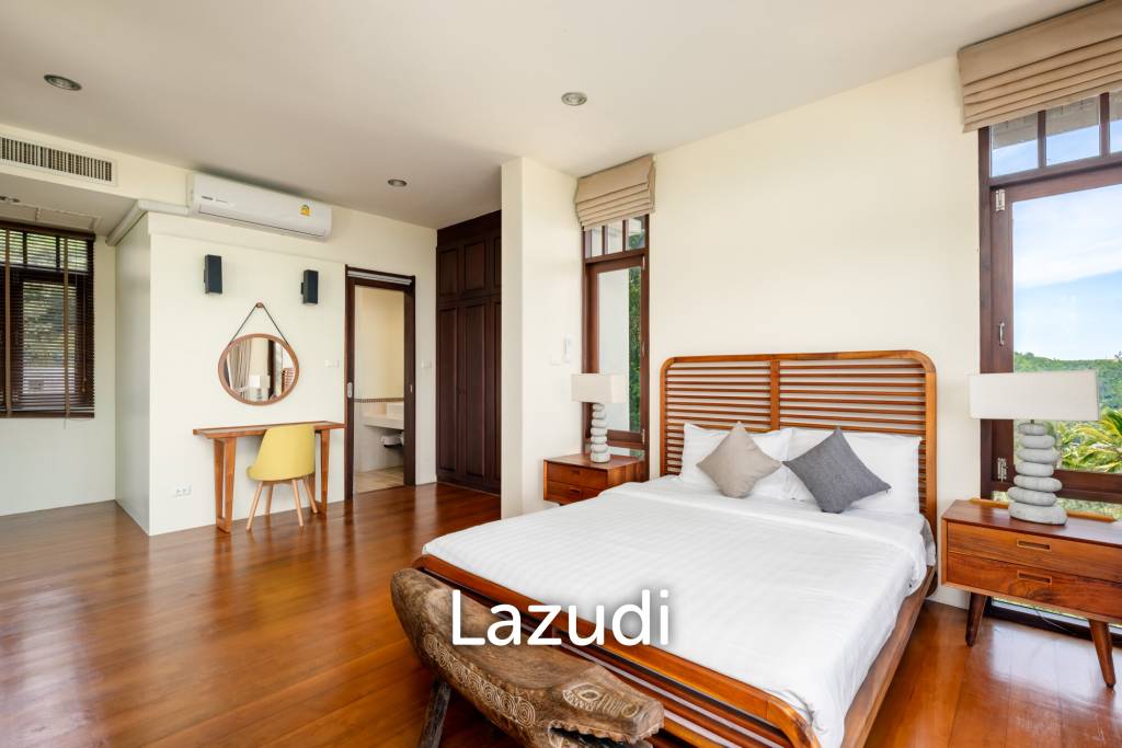 Charming 3-Bedroom Villa with Panoramic Sunset View in Nathon, Koh Samui