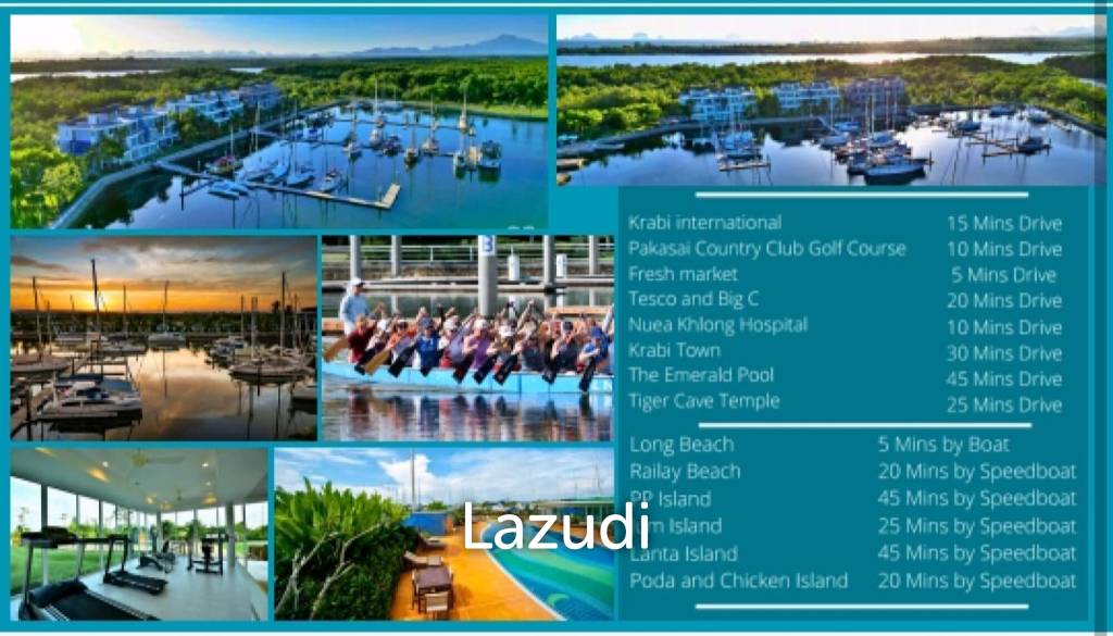 Modern Marina Front Apartment in Nuea Khlong Krabi