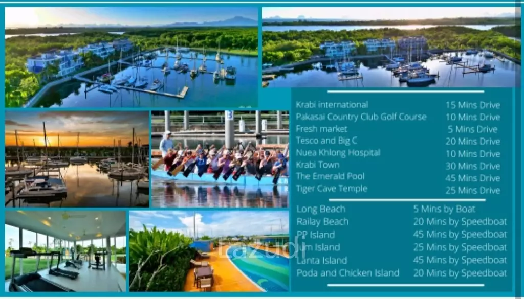 Modern Marina Front Apartment in Nuea Khlong Krabi