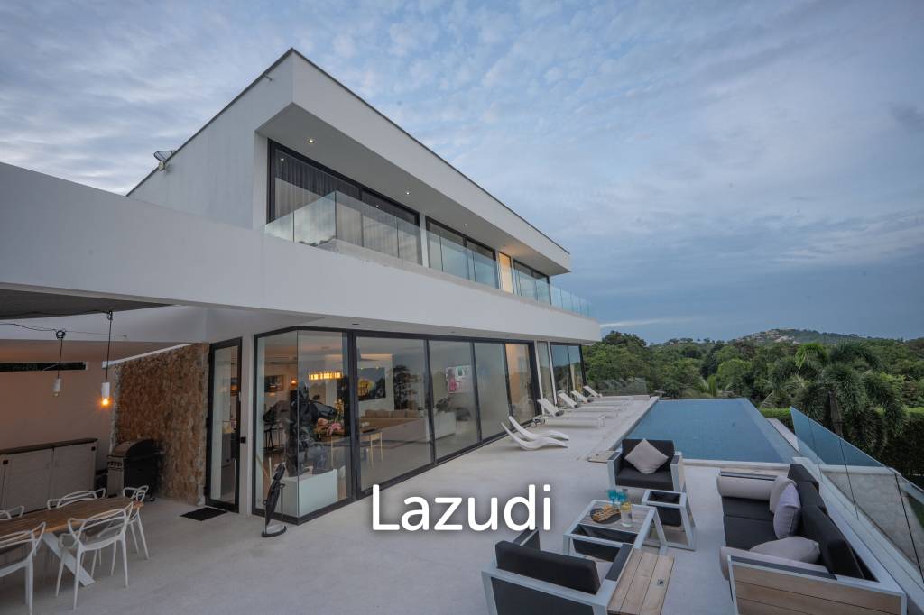 Luxury 6-Bedroom Sea View Villa – Choeng Mon, Koh Samui