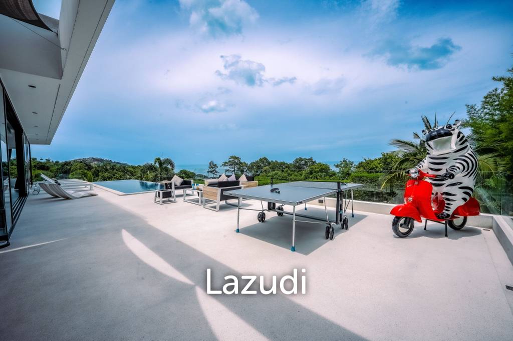 Luxury 6-Bedroom Sea View Villa – Choeng Mon, Koh Samui
