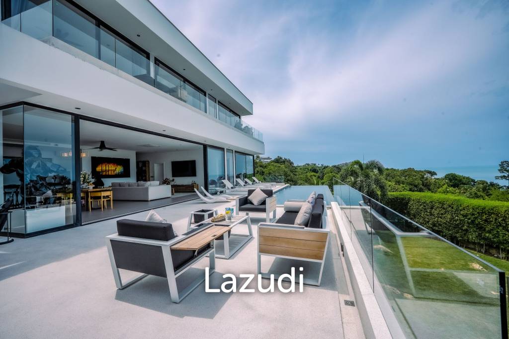 Luxury 6-Bedroom Sea View Villa – Choeng Mon, Koh Samui