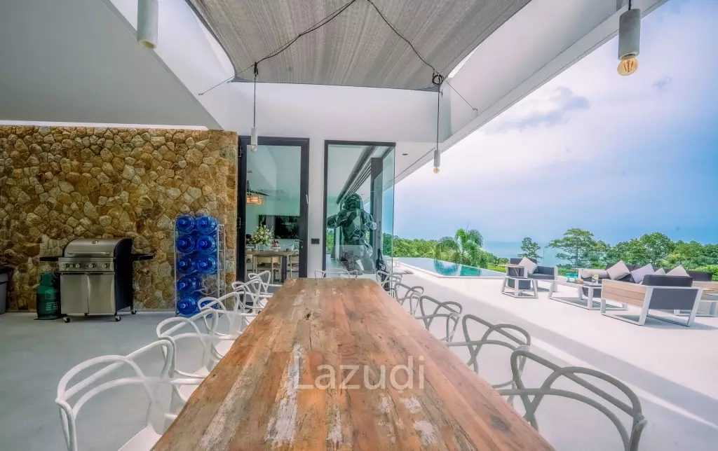 Luxury 6-Bedroom Sea View Villa – Choeng Mon, Koh Samui
