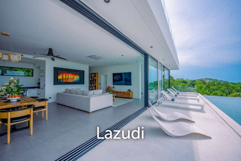 Luxury 6-Bedroom Sea View Villa – Choeng Mon, Koh Samui