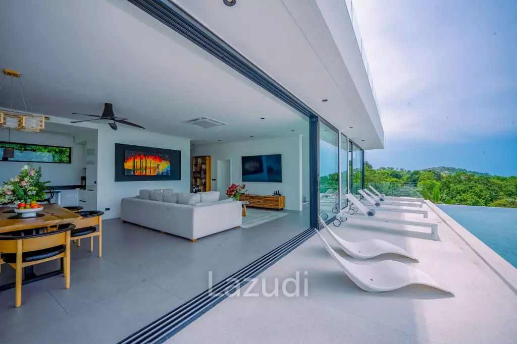 Luxury 6-Bedroom Sea View Villa – Choeng Mon, Koh Samui
