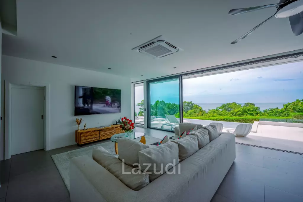 Luxury 6-Bedroom Sea View Villa – Choeng Mon, Koh Samui