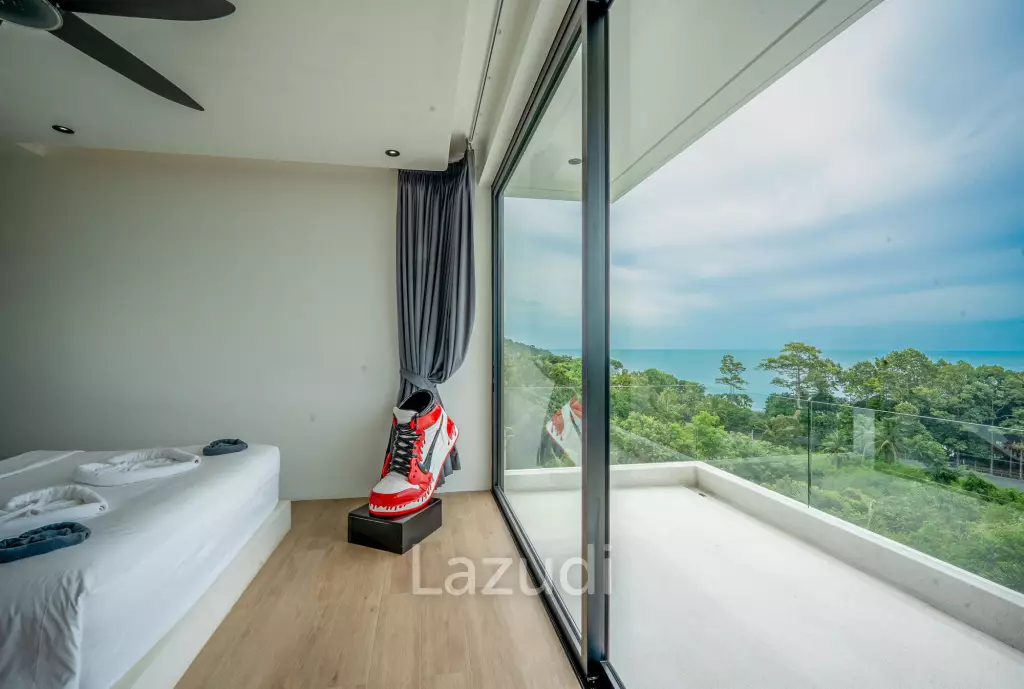 Luxury 6-Bedroom Sea View Villa – Choeng Mon, Koh Samui
