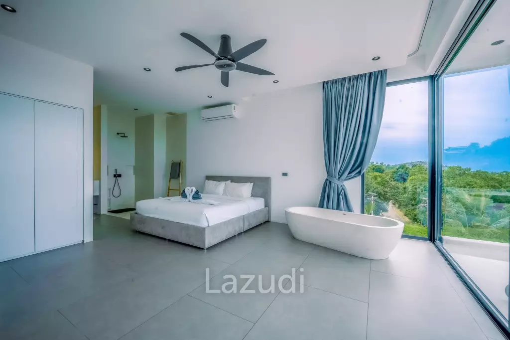 Luxury 6-Bedroom Sea View Villa – Choeng Mon, Koh Samui