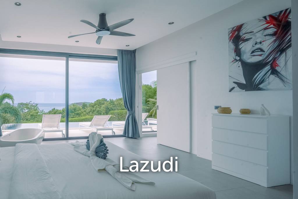 Luxury 6-Bedroom Sea View Villa – Choeng Mon, Koh Samui