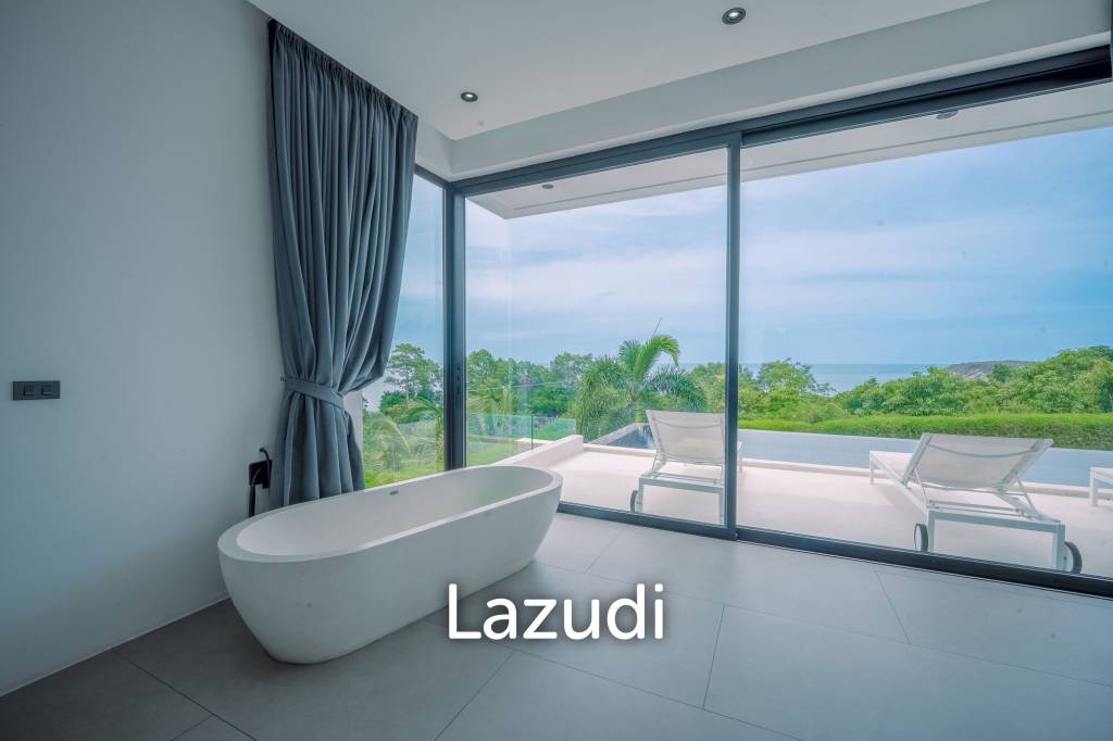 Luxury 6-Bedroom Sea View Villa – Choeng Mon, Koh Samui