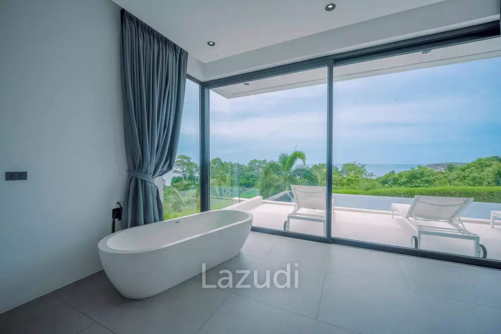 Luxury 6-Bedroom Sea View Villa – Choeng Mon, Koh Samui