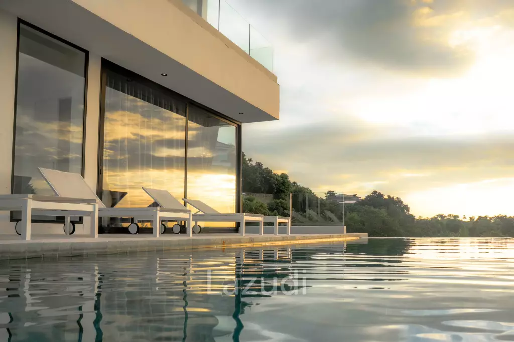Luxury 6-Bedroom Sea View Villa – Choeng Mon, Koh Samui