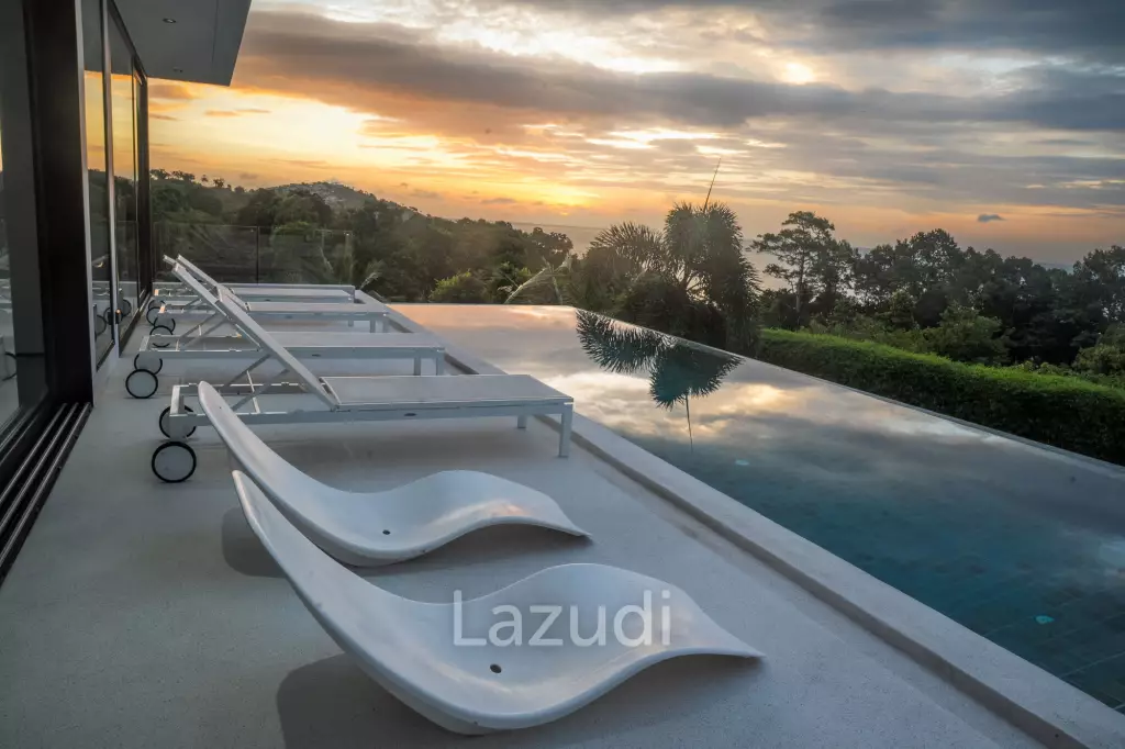 Luxury 6-Bedroom Sea View Villa – Choeng Mon, Koh Samui