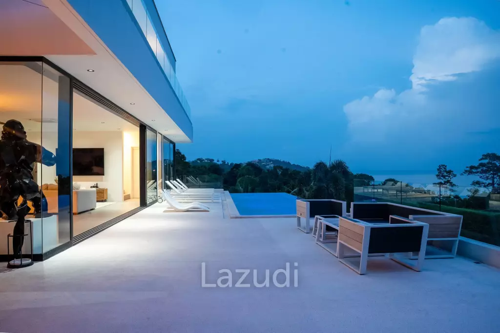Luxury 6-Bedroom Sea View Villa – Choeng Mon, Koh Samui