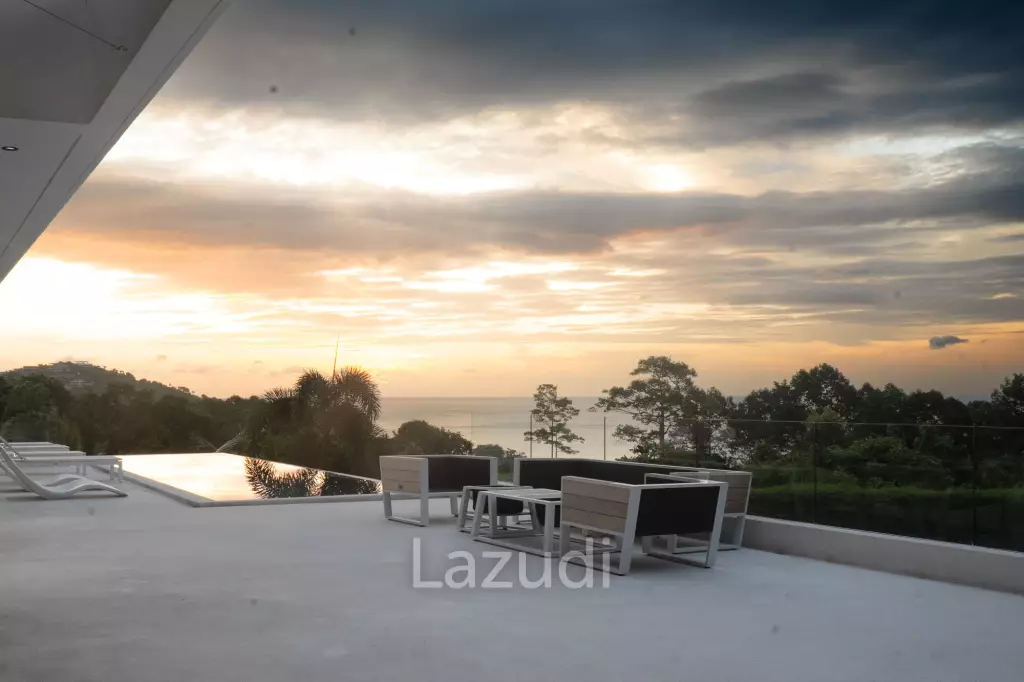 Luxury 6-Bedroom Sea View Villa – Choeng Mon, Koh Samui