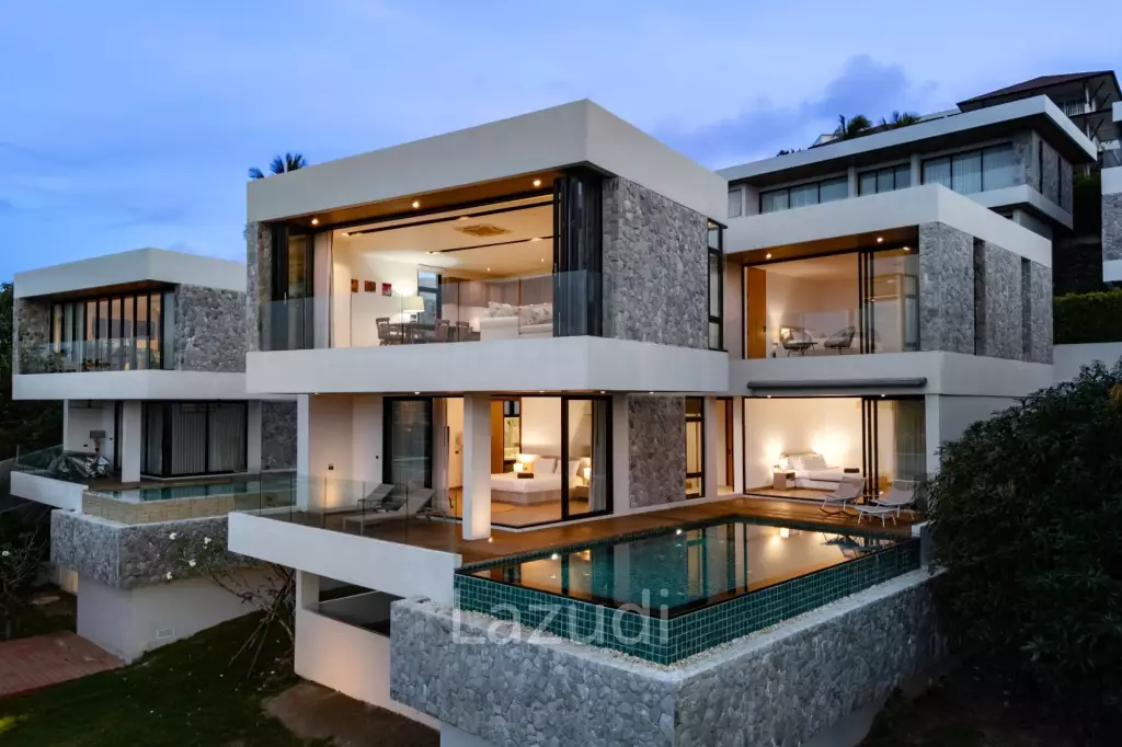 Modern 4-Bedroom Sea View Villa – Plai Laem, Koh Samui