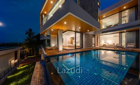 Modern 4-Bedroom Sea View Villa – Plai Laem, Koh Samui