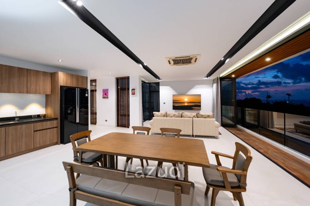 Modern 4-Bedroom Sea View Villa – Plai Laem, Koh Samui