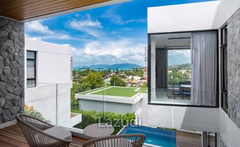 Modern 4-Bedroom Sea View Villa – Plai Laem, Koh Samui