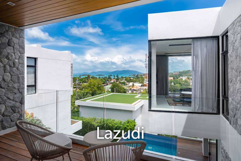 Modern 4-Bedroom Sea View Villa – Plai Laem, Koh Samui