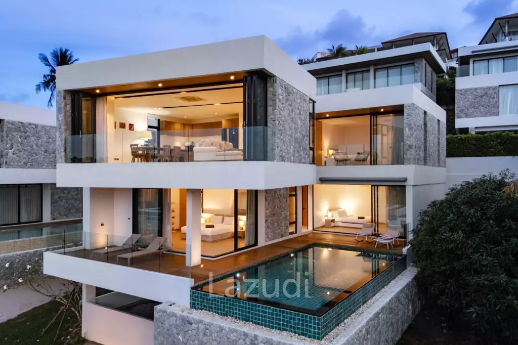 Modern 4-Bedroom Sea View Villa – Plai Laem, Koh Samui