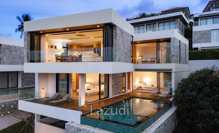 Modern 4-Bedroom Sea View Villa – Plai Laem, Koh Samui