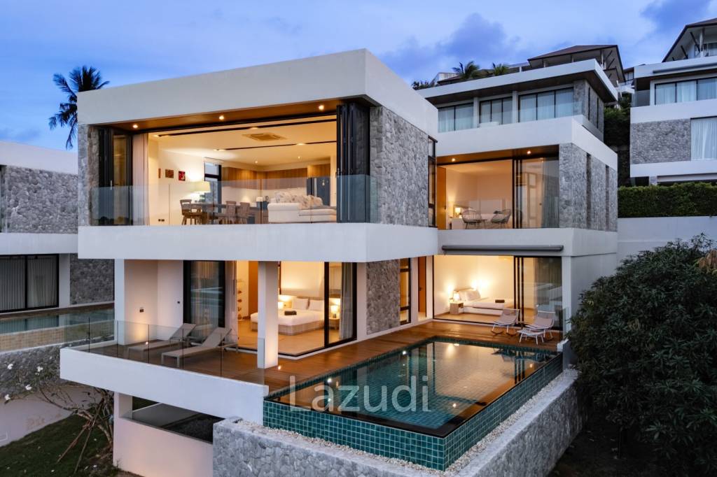 Modern 4-Bedroom Sea View Villa – Plai Laem, Koh Samui