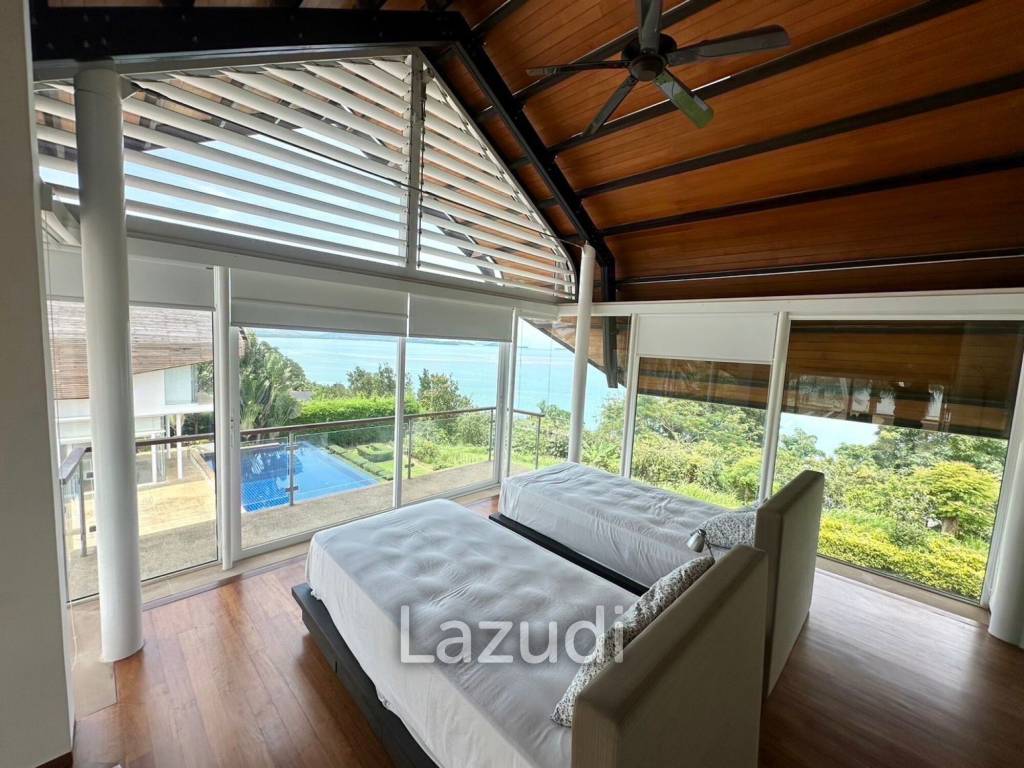 Sea View 4-Bedroom Pool Villa with Spacious Garden at Cape Yamu