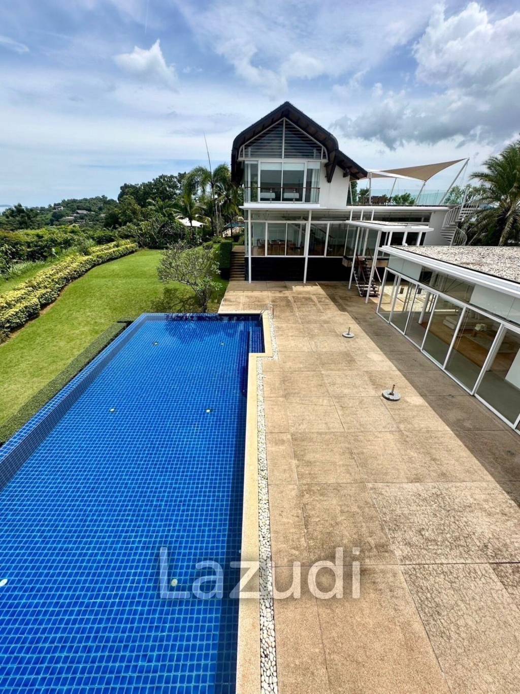 Sea View 4-Bedroom Pool Villa with Spacious Garden at Cape Yamu