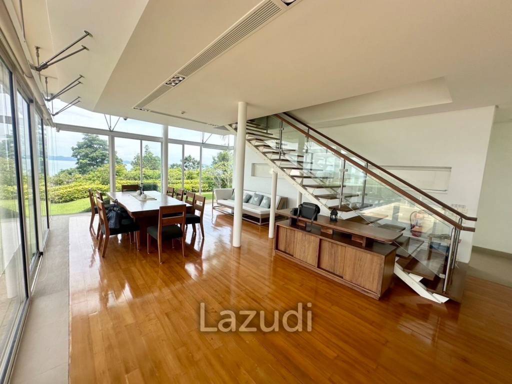 Sea View 4-Bedroom Pool Villa with Spacious Garden at Cape Yamu