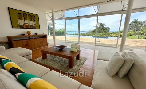 Sea View 4-Bedroom Pool Villa with Spacious Garden at Cape Yamu