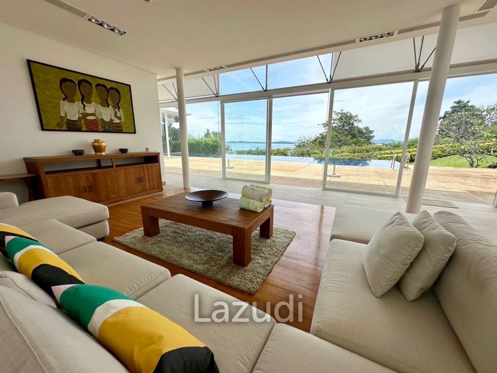 Sea View 4-Bedroom Pool Villa with Spacious Garden at Cape Yamu