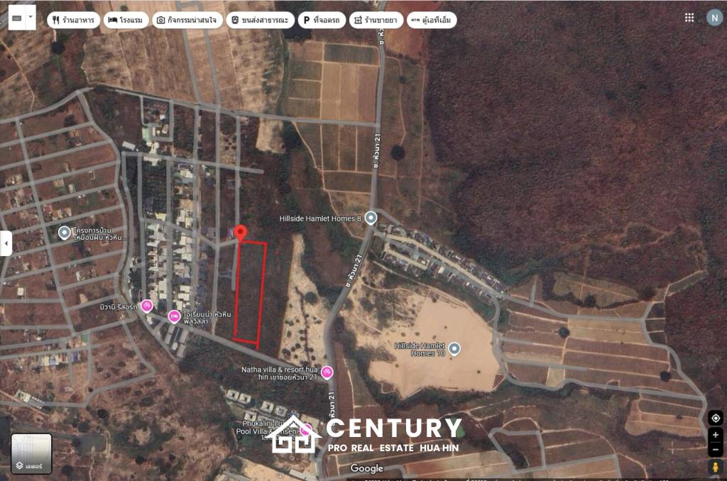 7000 sqm divided in 24 plots close to Pineapple Valley Golf