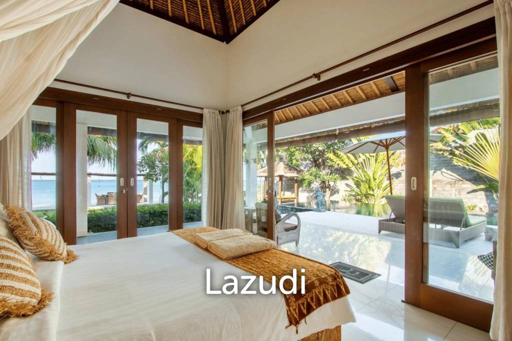 Absolute Beachfront Home in Amed Bali for sale