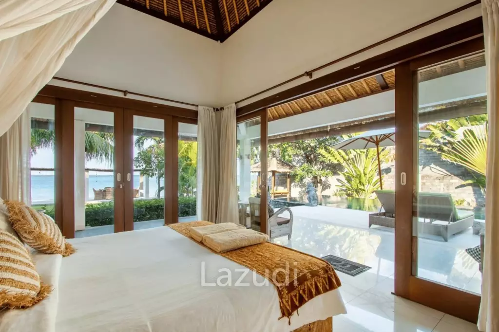 Absolute Beachfront Home in Amed Bali for sale