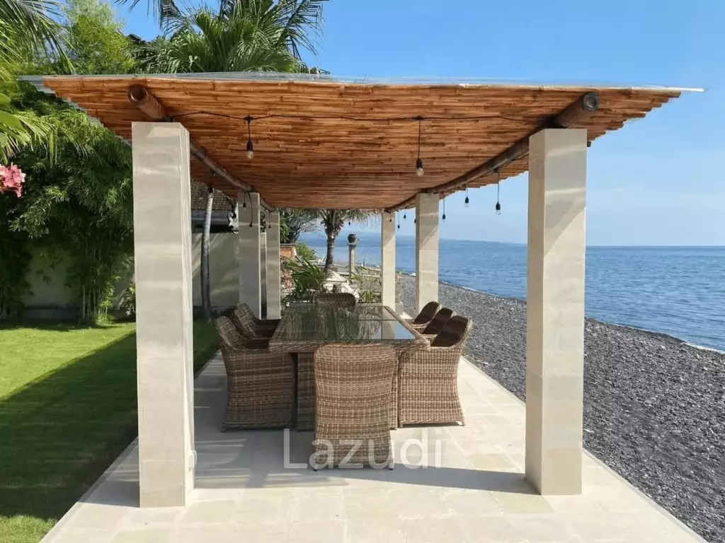 Absolute Beachfront Home in Amed Bali for sale