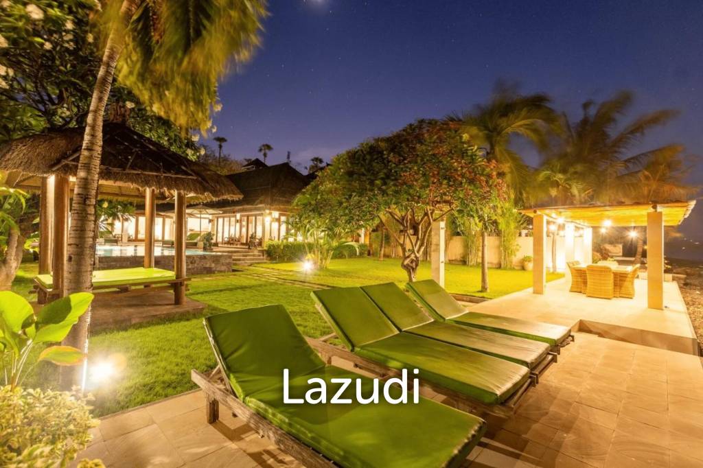 Absolute Beachfront Home in Amed Bali for sale
