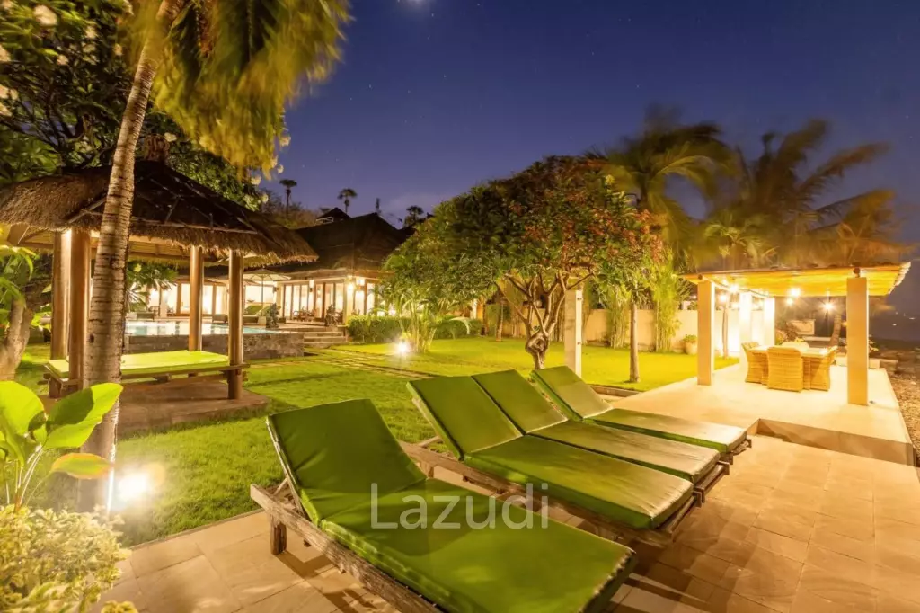 Absolute Beachfront Home in Amed Bali for sale