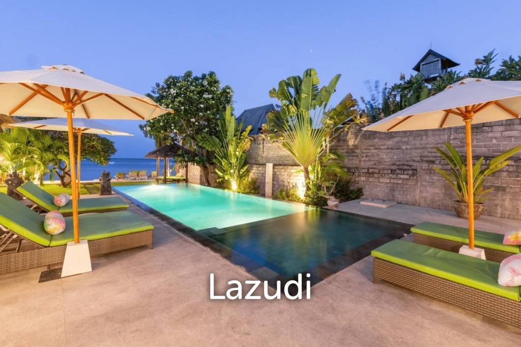 Absolute Beachfront Home in Amed Bali for sale