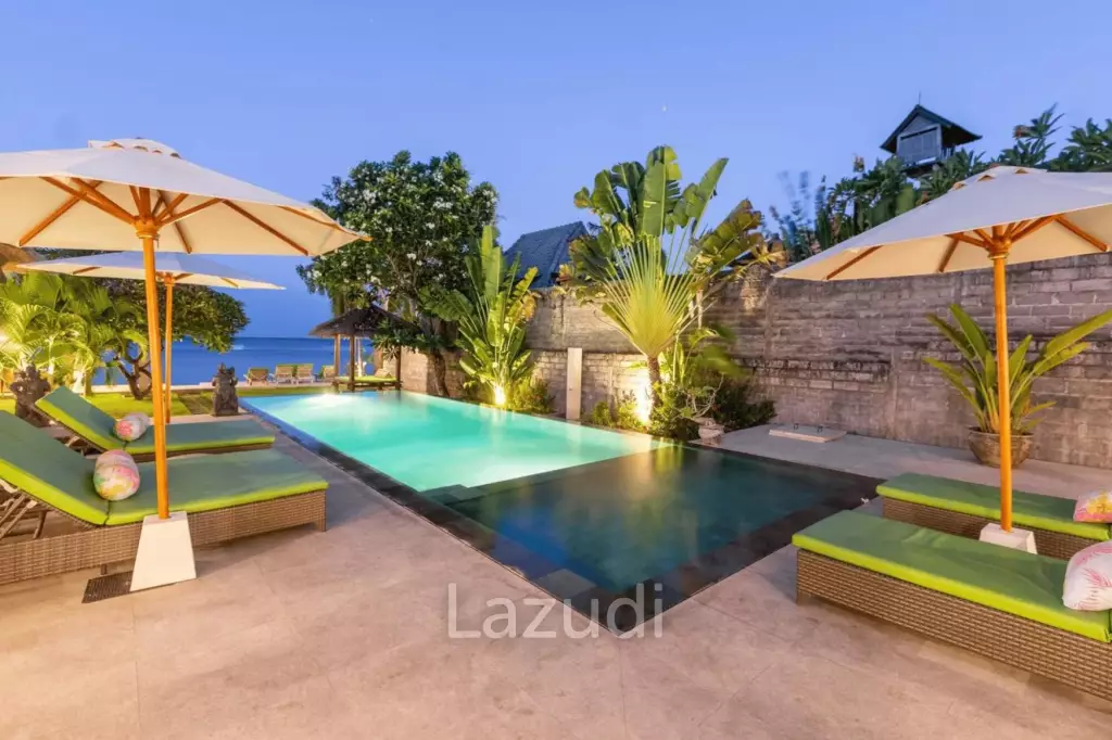 Absolute Beachfront Home in Amed Bali for sale