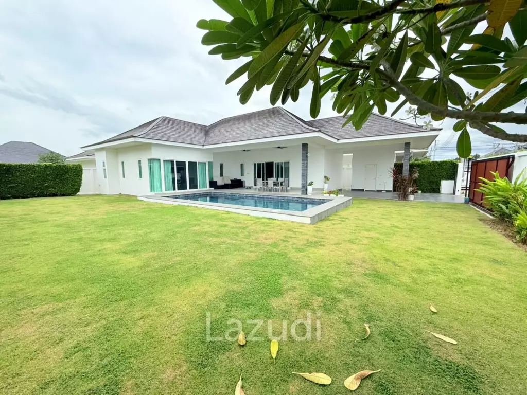 Spacious 3-Bedroom Pool Villa on 800 sqm Plot in Aria Hua Hin – Prime location