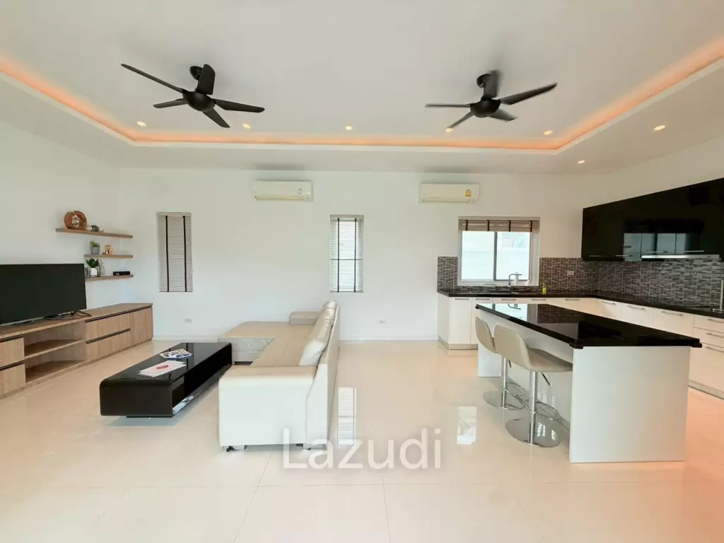 Spacious 3-Bedroom Pool Villa on 800 sqm Plot in Aria Hua Hin – Prime location
